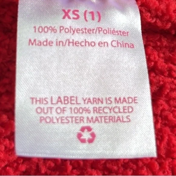 NO BOUNDARIES Red Rhinestone Button Cardigan Sweater XS - Picture 12 of 12